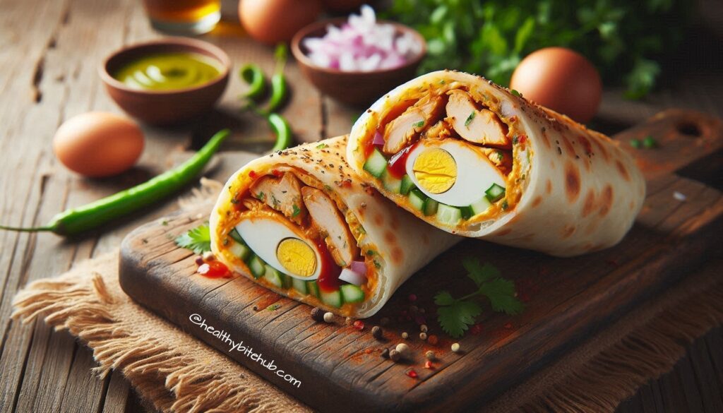 Egg Chicken Roll Recipe 