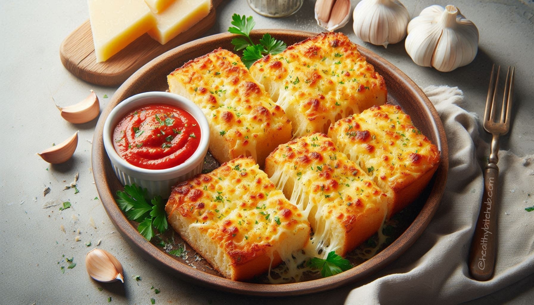 Extra Cheesy Garlic Bread Recipe In 30 minutes